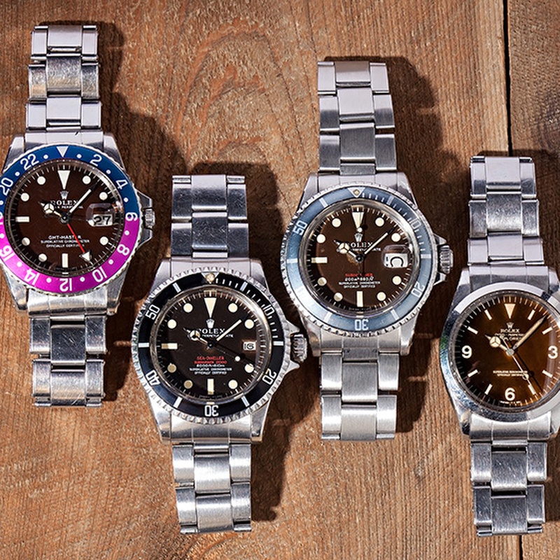 A Collection of ‘Tropical’ Dial Rolexes From the ’60s and ’70s Are