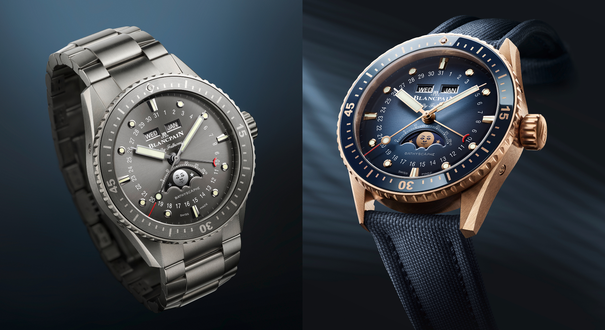 Blancpain Presents Two New Interpretations Of Its Fifty Fathoms ...