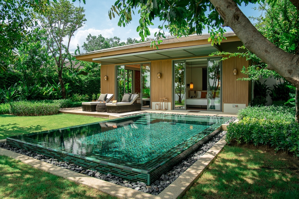 Pool villa at wellness resort RAKxa Bangkok