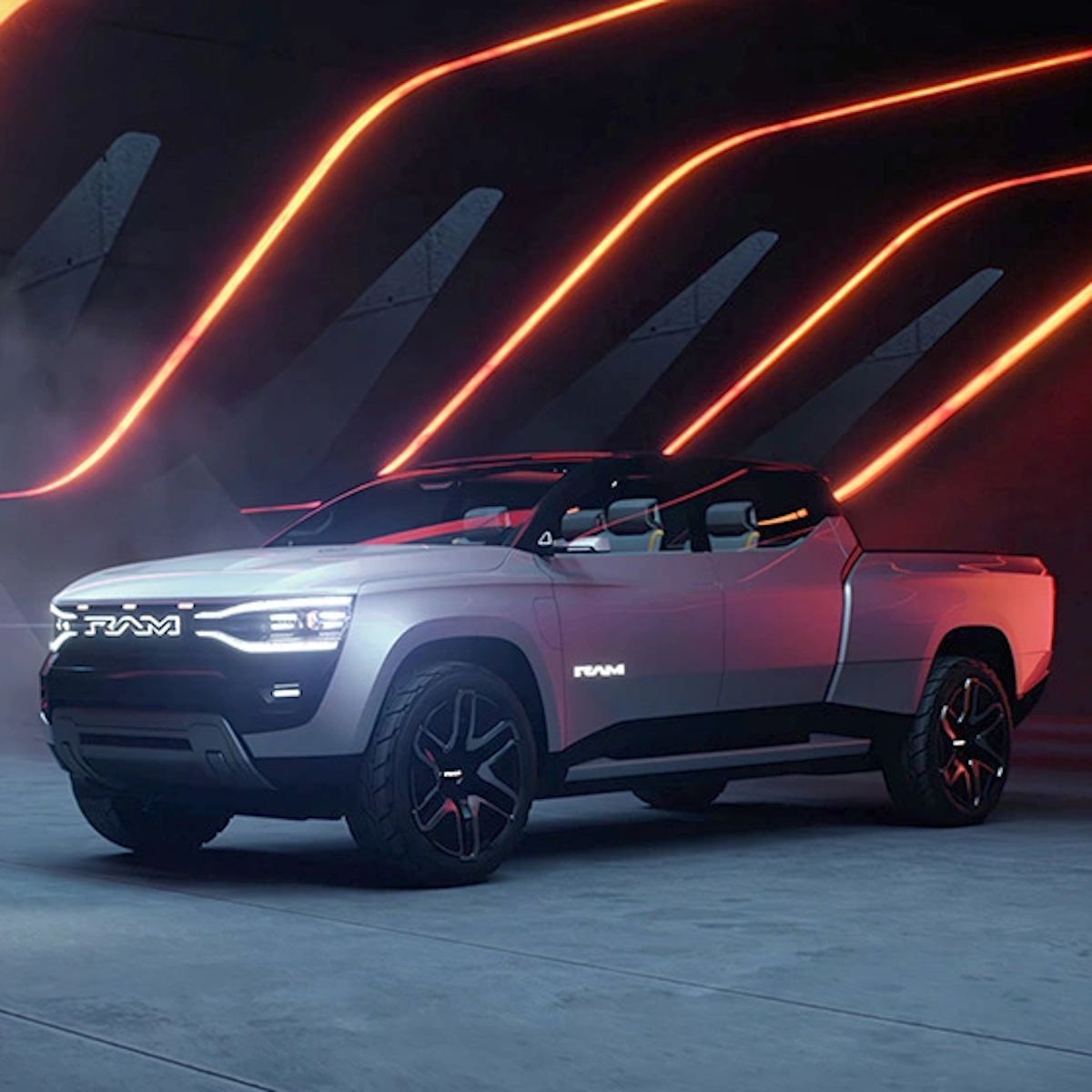 Cybertruck Who? Ram Unveils An All-Electric Pickup Concept Loaded With ...