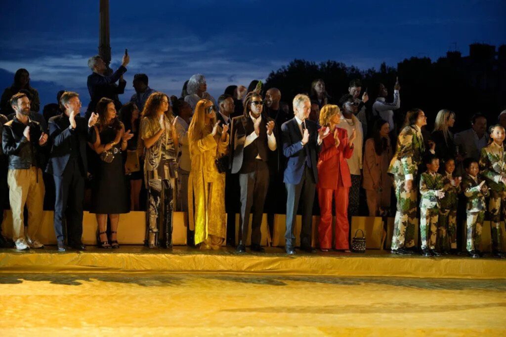 Pharrell Williams shows Louis Vuitton debut collection in front of  star-studded audience 