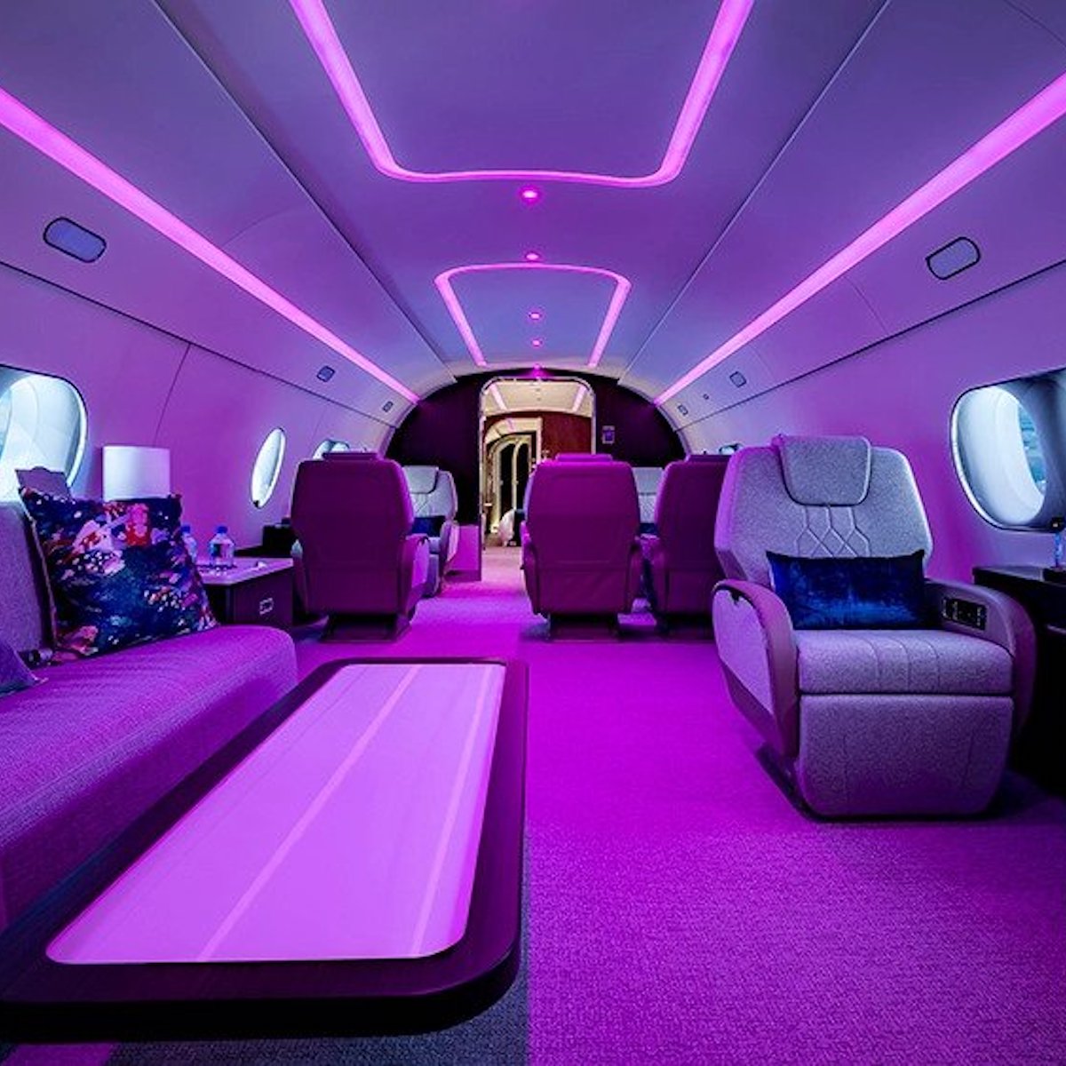 This Dubai Hotel Just Unveiled a Lavish Private Jet for Parties Above ...