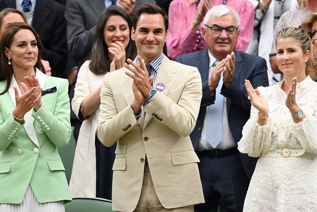 Roger Federer Rocks A New Rolex Sky-dweller While Being Honored At 