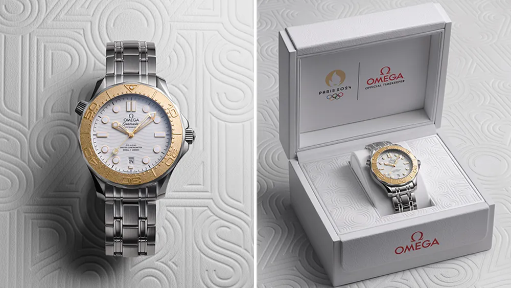 Omega S First Paris 2024 Olympics Watch Is Going For The Gold Robb   Omega Olympics2 .webp