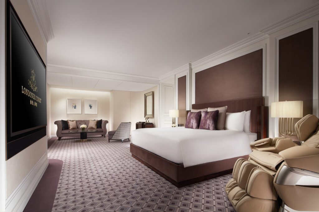 Inside the Mayfair Suite at Londoner Court in The Londoner Macao.