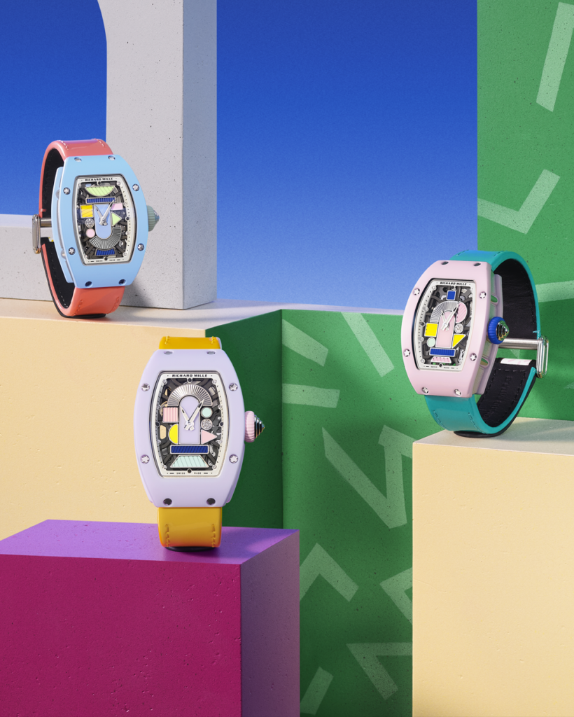 80s Ladies Richard Mille Just Dropped 3 Bold New Watches Inspired by the Memphis Movement Robb Report Hong Kong