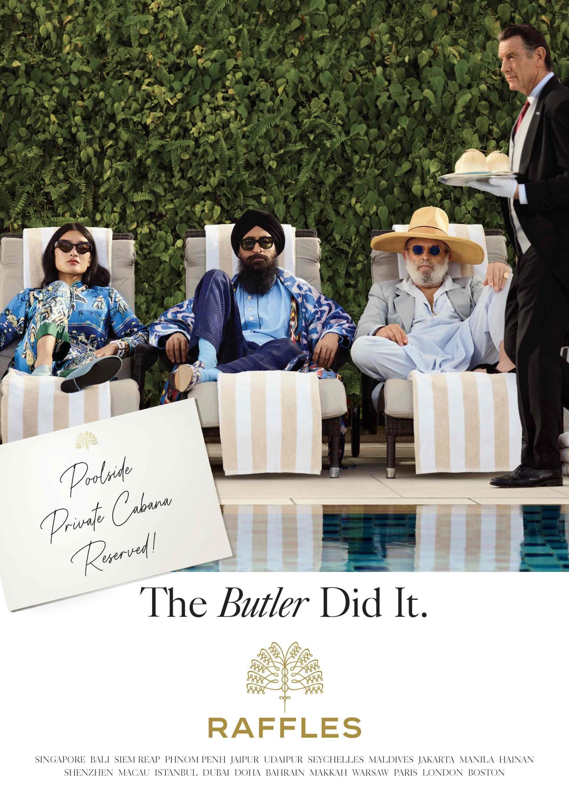 Raffles Launches “The Butler Did It” Campaign, The Langham Is Opening a